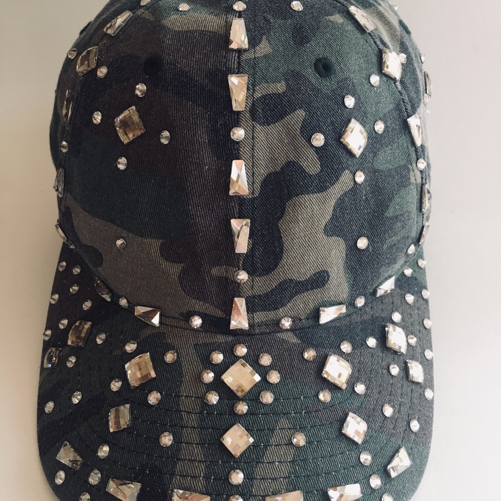 Swarovski Camouflage Baseball Cap